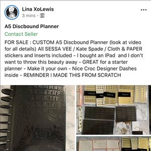 CUSTOM A5 DISCBOUND PLANNER